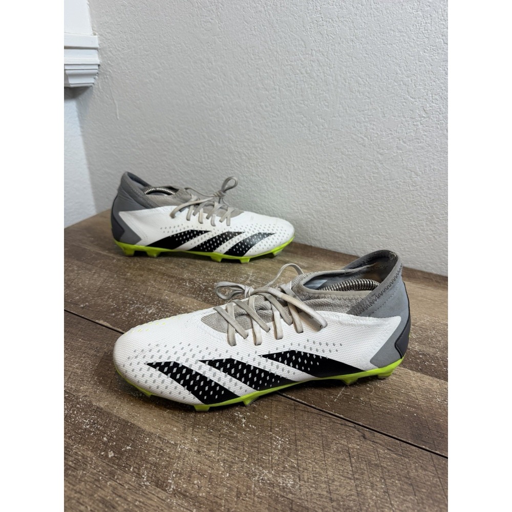 Adidas Predator Accuracy .3 FG White Lucid Lemon GZ0024 Mens Size 10 Soccer - Picture 2 of 7